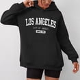 thumbnail image 4 of Tanghaowl Women Sweatshirt Casual Hoodie with Pocket Long Sleeve Pullover Sweatshirt Comfortable Loose Fit Hooded Top Black S, 4 of 6