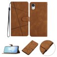 thumbnail image 1 of Feishell Wallet Case for iPhone XR, Premium PU Leather [Folio Flip][Kickstand][Card Slots][Wrist Strap][Magnetic Closure] Phone Cover for iPhone XR, Brown, 1 of 10