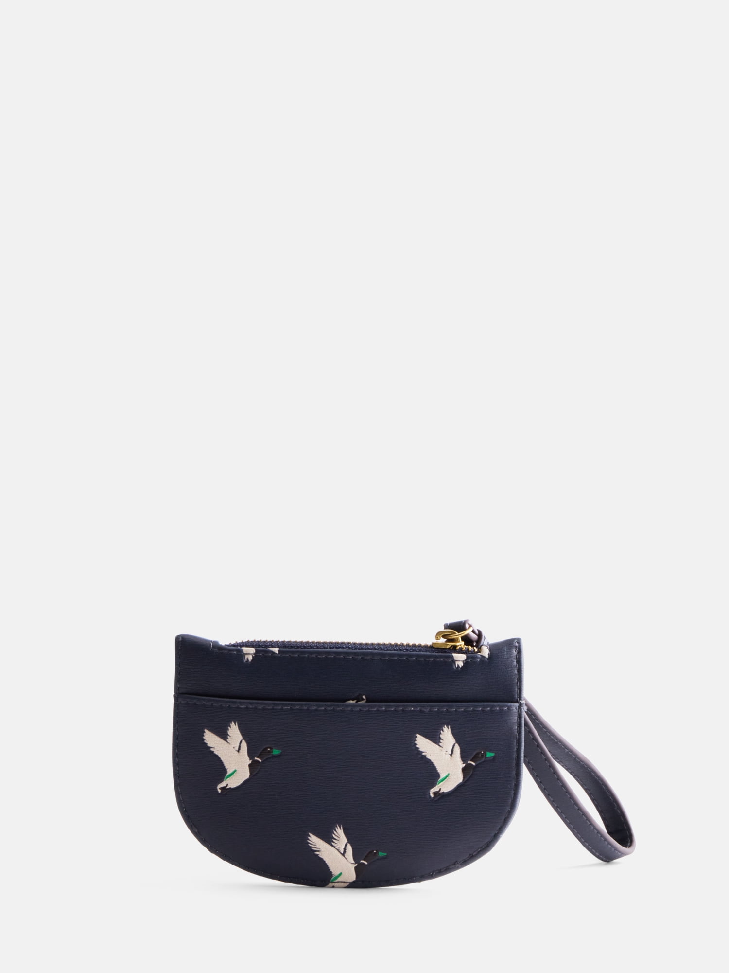 Free Assembly Women's Wristlet Wallet, Navy Print