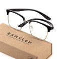 thumbnail image 1 of Gafas de bloqueo de luz azul ZanyLen Rectangle para hombre, 1 of 7
