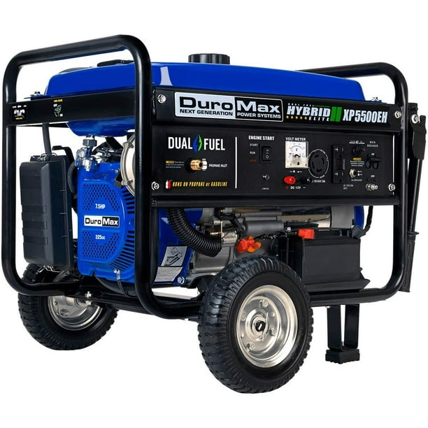 DuroMax XP5500EH 5000 watt Dual Fuel Hybrid generator with Electric Start
