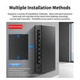 thumbnail image 1 of 2.5Gb 8 Port Network Switch 2.5Gbps Unmanaged Ethernet Switch with 10Gb SFP+ Slot Home Lab Small Setup Switch EU PLUG, 1 of 5
