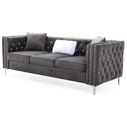 Newboti Furniture Paige G822A-S Sofa, GRAY 35231