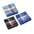 thumbnail image 3 of 3x Assorted Cotton Men Square Hankies Bandanas Wipe, 3 of 9