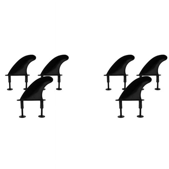 6Pcs Soft Top Surfboard Fins Sets for Softboard Paddle Board Surf Boards Accessories