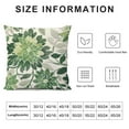 thumbnail image 6 of JRXY Sage Green Throw Pillow Covers, Geometric Floral Pillow Covers Elegant Gray Green White Decorative Dahlia Spring Farmhouse Pillow Case for Sofa Bed Decor,Set of 2 White, 6 of 6