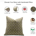 thumbnail image 5 of Fabdivine Premium Duck Canvas Hand Block Print Cushion Covers, 18X18, Jasmine, 5 of 5