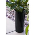 thumbnail image 6 of XBrand Nested Plastic Self Watering Indoor Outdoor Round Triangle Planter Pot w/Glossy Finish, Set of 2, 22 Inch Tall, 6 of 6