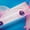 Pink Blue, variant on Castle Fairy Cartoon Salamander Black Out Curtains,Axolotl Curtains Pack of 2 (42x63 Each)