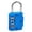 Blue 1 Pack, variant on Combination Lock Combination Lock Fitness Suitcase Combination Lock Combination Combination Padlock Combination Lock, 3.3 cm×6.6 cm, Gray