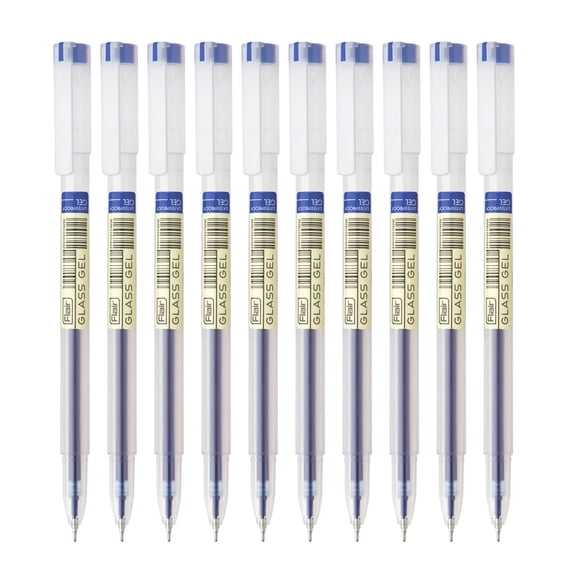 Flair Glass Gel Pen Refill Wallet Pack, Blue Ink, 10 Count, 1 Pack