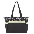 thumbnail image 4 of Baby Essentials Multi-Pocket Jungle Animals Baby Diaper Tote Bag with Matching Foldable 6 Ply Diaper Changing Pad and Velcro Closure Pacifier Pouch, 4 of 6
