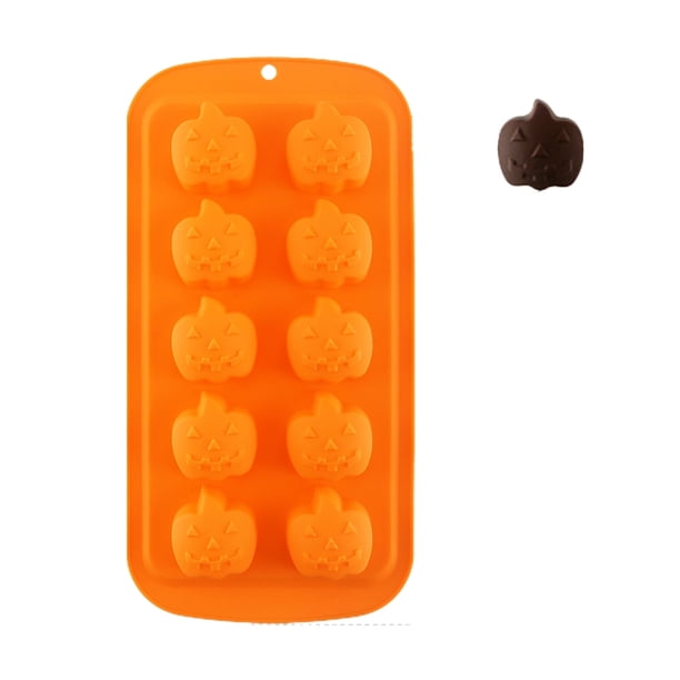 Silicona Para Halloween, Molde Para Pasteles Y Chocolate, Herramienta Para Hornear Para Pudines Diy, Dulces, Chocolates Serendint HA042699-03