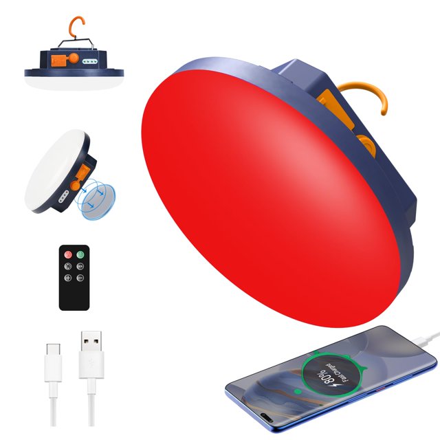 Luz de Camping AODOO Recargable 10000mAh 4000LM IP45 Impermeable