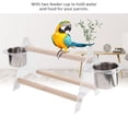 thumbnail image 3 of Multipurpose Pet BirdStand Platform Birdcage With Feeder, Two Feeder Cups, Suitable For Small And Medium Birds, 3 of 8