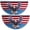 2, variant on 3 x 6Ft Eagle Patriotic American Fan Flags, American Patriotic Half Fan Bunting Flag, 4th of July Independence Day Decorations for Outdoor and Indoor (1)