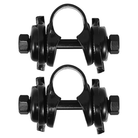 QIFULL 2Pcs Bike Seat Adapter Clamp Black for Mountain and Folding Bikes Comfortable and Stable Ride