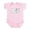 Petal Pink, variant on - White ASL Kitty Infant Bodysuit - Baby Light Bodysuit, Size Newborn - 24 Months