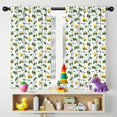 thumbnail image 5 of Blackout Kids Curtains,Cartoon Tractors Hats White Pattern Childrens Insulated Curtains Set Of 2,Bedroom Essentials,Toddler Room Decor 42"x54", 5 of 5