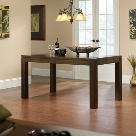 Mahogany Center Table - Sauder Carson Forge Dining Table, Mahogany Finish