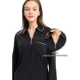 thumbnail image 3 of Conjunto de pijama para mujer Pijama 100% algodón Pijama de manga larga para mujer Ropa de dormir S ~ XL Adepaton CJWUS-946, 3 of 7