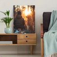 thumbnail image 5 of Qisvanset 12x16 Inch Framed Canvas Wall Art Hunter Dog Sunlit Forest Outdoor Wilderness Nature Wall Art, 5 of 8
