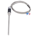 thumbnail image 4 of Sonda De Detección De Temperatura, Resistente Al Agua WZPT-10 Sensor De Temperatura Sensible Pt100 De Vástago Recto Sondas De 150 Mm Para Controlador PID, 4 of 7