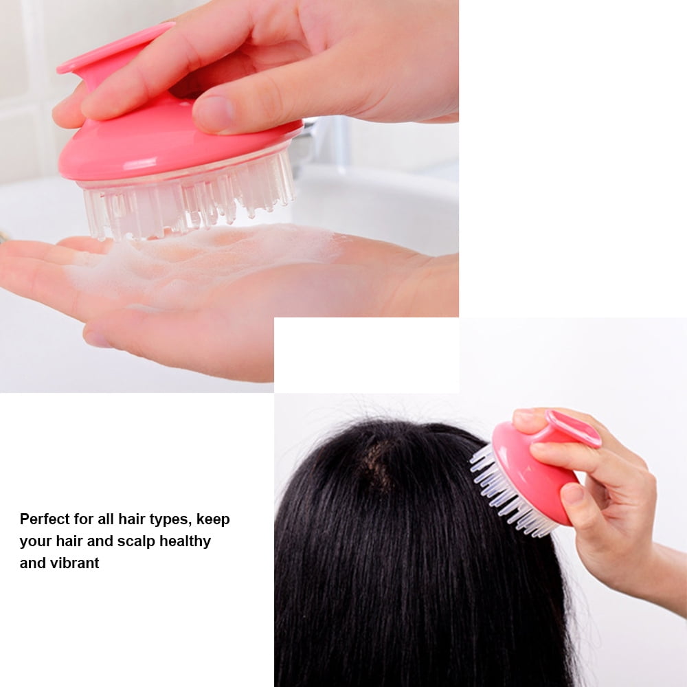 Shampoo Brush Silicone Head Body Shampoo Scalp Massage Brush Comb Hair Washing Comb Shower Bath Brush Shampoo Brush Silicone Head Body Shampoo Scalp Massage Brush Comb Hair Washing Comb Shower Bath Brush