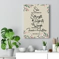 thumbnail image 4 of Scripture Walls Laugh Without Fear Proverbs 31:25 Bible Verse Canvas Christian Wall Art Ready to Hang Unframed, 4 of 6