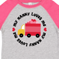thumbnail image 4 of Inktastic My Nanny Loves Me Boys or Girls Toddler T-Shirt, 4 of 5