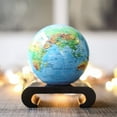 thumbnail image 4 of Mapa en relieve azul Globe MOVA de 11,4 cm de diámetro, 4 of 9