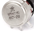 thumbnail image 4 of Unique Bargains WTH118-1A 2W 4K7 Ohm Rotary Taper Carbon Film Potentiometer Pots w Control Knob, 4 of 4