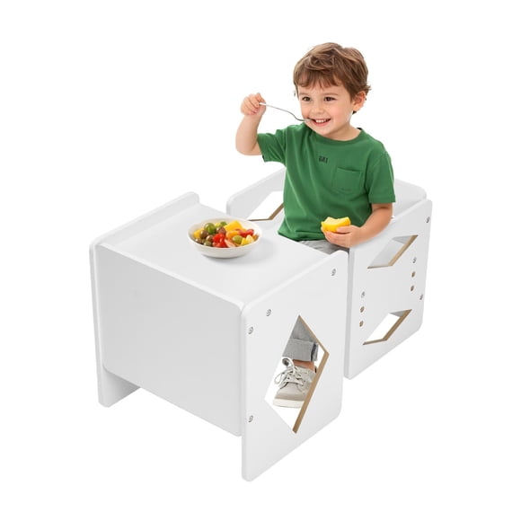Set de mesa y silla de destete VEVOR Montessori para 1 a 5 años