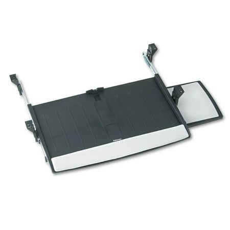 - Fellowes Deluxe Keyboard Drawer, 20-1/2w x 11-1/8d, Black