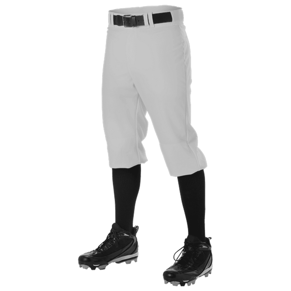 Alleson ProWarp Knit Baseball Knickers Grey Small
