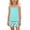 Light Blue, variant on Qingpeng Girls Summer Sleeveless Tank Top and Shorts Floral Print Matching Outfit Set for Kids