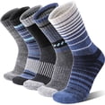 thumbnail image 1 of Calcetines Welwoos de lana merino térmicos para senderismo en invierno, 5 pares, 1 of 6