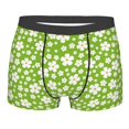 thumbnail image 3 of Haiem Green White Flowers Men's Boxer Briefs, Every Day Comfort Stretch Cotton Moisture-Wicking Underwear-X-Large, 3 of 8