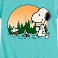 thumbnail image 3 of Peanuts - Campfire Mugs - Toddler And Youth Girls Short Sleeve Graphic T-Shirt, 3 of 6