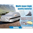 thumbnail image 2 of Holthly SUV Car Cover Waterproof All Weather for Automobiles,B8 Fit SUV Length UP to 181 inch,Silver, 2 of 7
