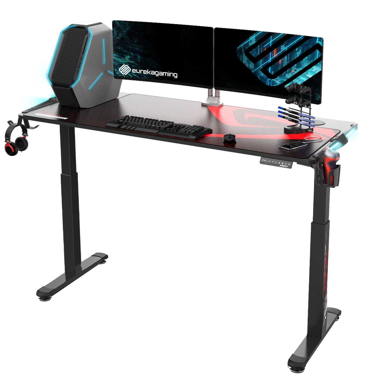 EUREKA ERGONOMIC 31 Inch Gaming Desk for Small Spaces, ERK-X31-B by Upmost  Office