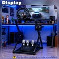 Thicken Racing Wheel Stand - Foldable Triangle Structure Steering Wheel ...