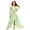 F77-Green, variant on FYDUU Flower Girl Dress Girls Flutter Sleeve Floral Dresses Summer Ruffle Flowy Long Maxi Dress Elegant Party A-Line Sundress for Girls 13-14 Years