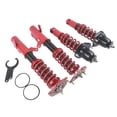 thumbnail image 2 of Mustrod Set of 4 Coilover Suspension Kit for Toyota Corolla E120 / E130, Matrix E130 2003-2008 Adjustable Height Red, 2 of 12