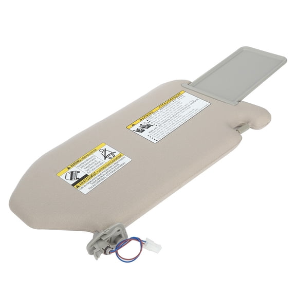 CCIYU Tan Beige Windshield Sun Visor Mirror Left   Right Replacement fit for 2013 2014 2015 2016 2017 2018 for Nissan Pathfinder 2014 2015 2016 2017 for Infiniti QX60 Automobile Sun Visor Assembly