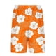 thumbnail image 3 of Ceisia Men's 2-in-1 Swim Trunks Hibiscus Floral Print Quick-Dry Beach Shorts with Compression Liner Gifts, 3 of 6