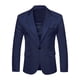 thumbnail image 5 of BLAZER DE HOMBRE INSPIRE CHIC De Un Botón Con Solapa Con Muesca Y Bolsillo De Pecho, Blazer Con Solapa Frontal XL Azul Marino, 5 of 7