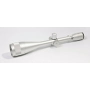 Hammers 8.5-32X50 AO Stainless Silver Riflescope with Glass Fine Line Crosshair Reticle Sunshade Weaver Ring