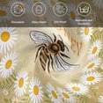thumbnail image 6 of Brown Daisy Bees Cloth Napkins, Spring Farmhouse Honey Floral Rings Washable and Reusable Dinner Napkins Set of 8, Table Napkin for Kitchen Party Birthday Wedding Hotel Housewarming 20"x20", 6 of 9