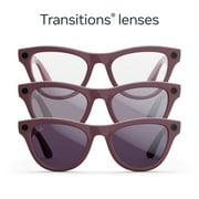 Ray-Ban Meta (Gen 2), Skyler, Shiny Mystic Violet, Transitions® Amethyst Lenses | Smart AI Glasses